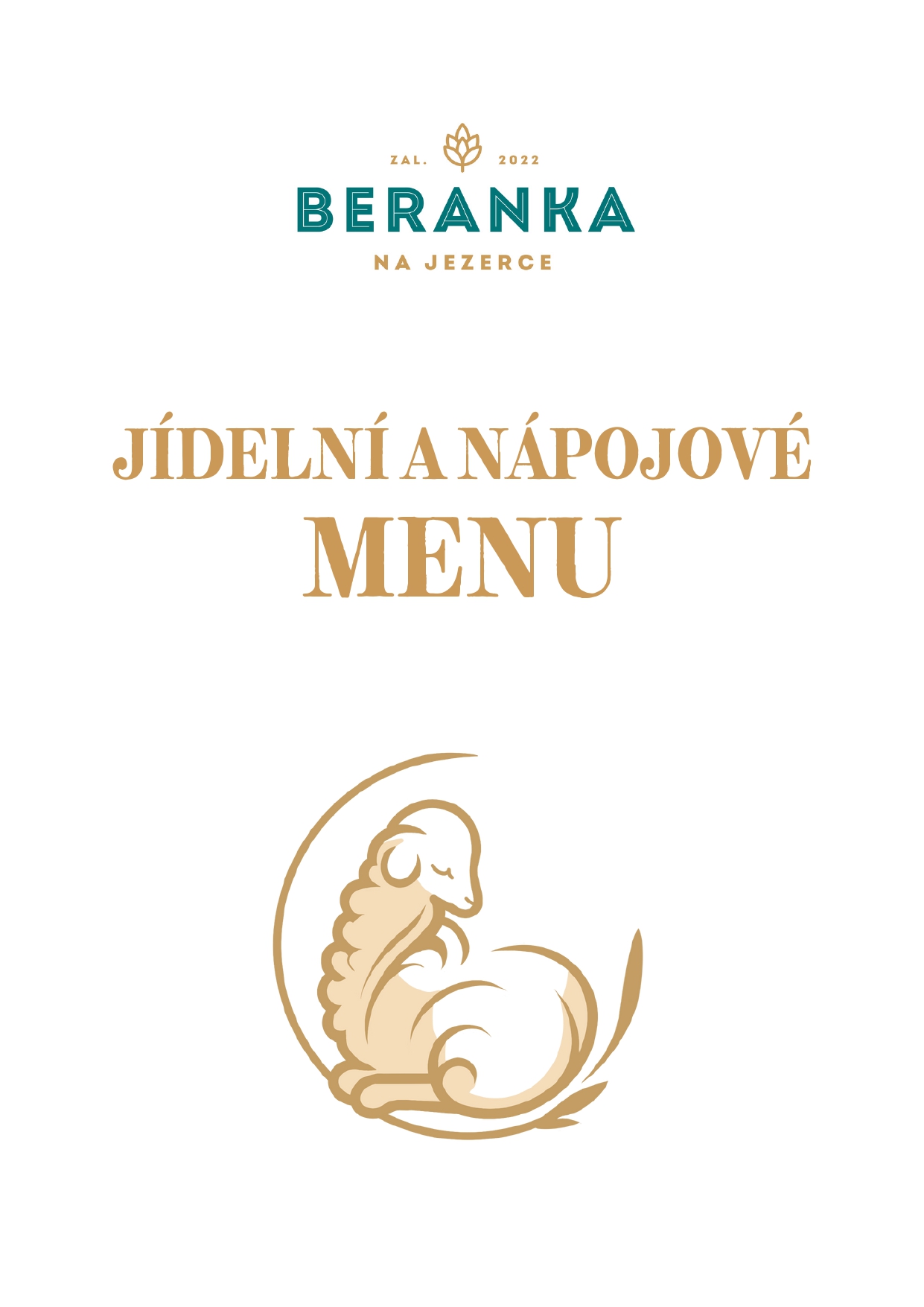 Beranka na jezerce jídelní a nápojový lístek